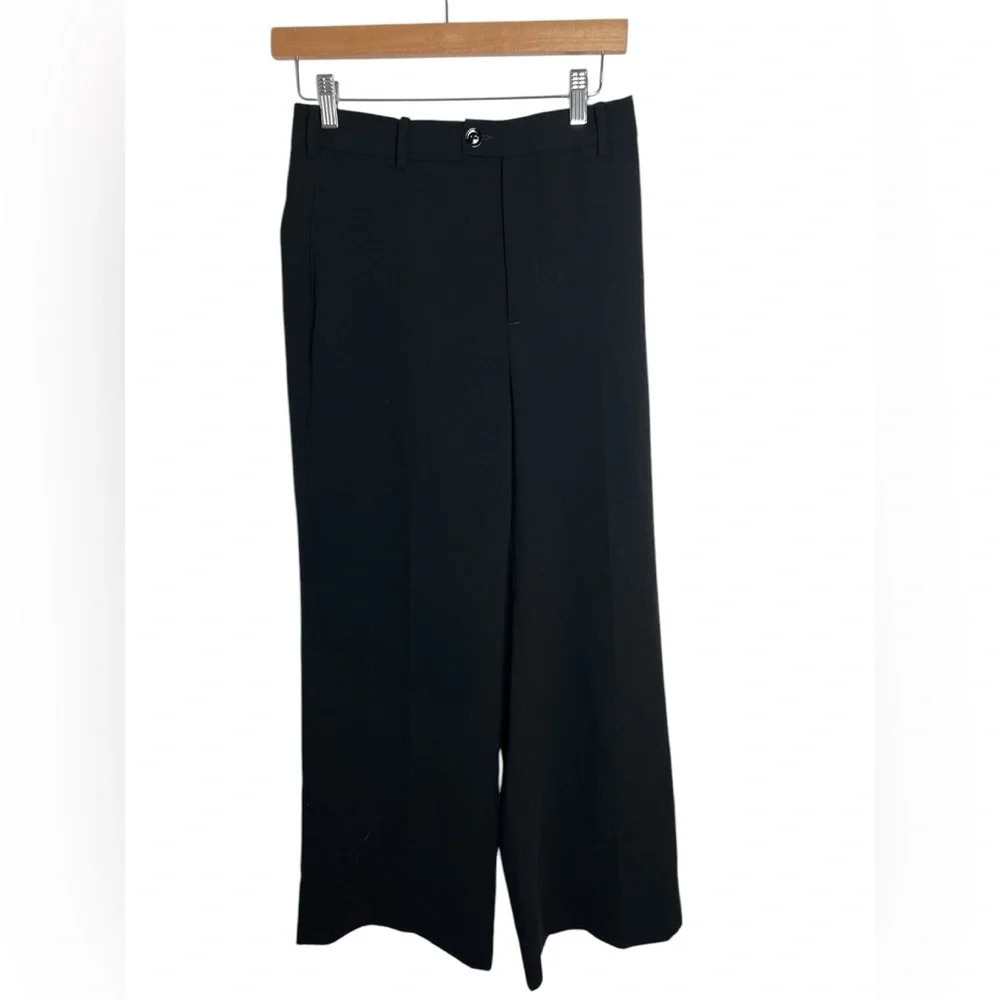 Zara Black Dress Pants Wide Legged Size Smalll